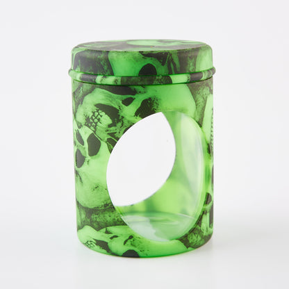 Silicone & Glass Stash Jar