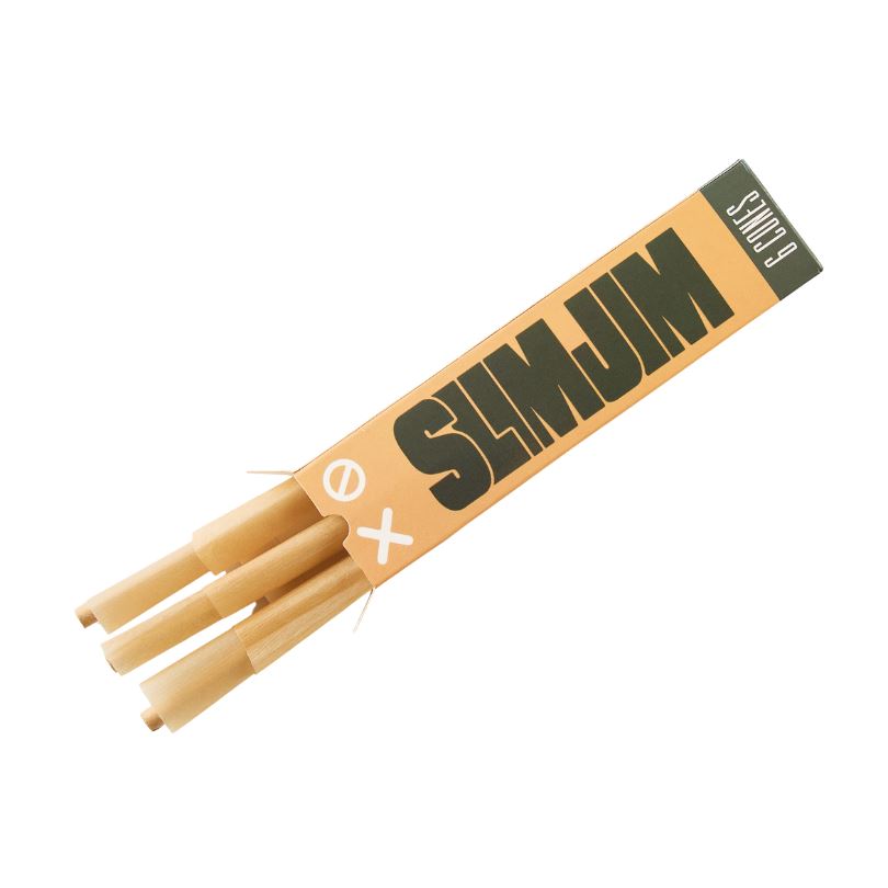 Buy Slimjim - Brown King Size Cones (Pack of 6) pre rolled cone | Slimjim India