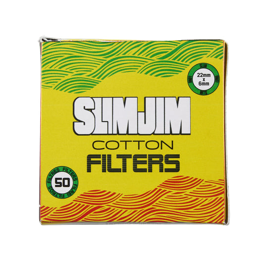 Buy Slimjim Cotton Filters – Slim Long Size (Pack of 50) Cotton Filter | Slimjim India