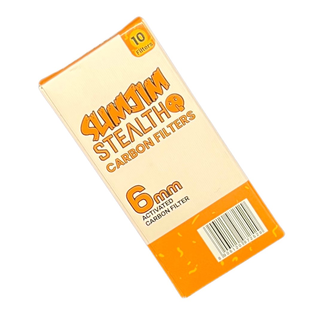 Buy Slimjim - Stealth 6mm Carbon Filters (Box of 20) | Slimjim India
