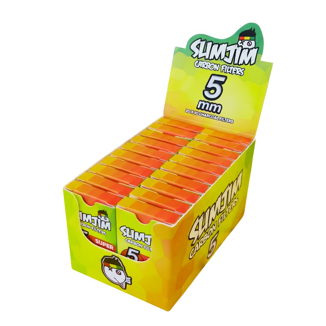 Buy Slimjim - Super Slim 5mm Carbon Filters (Box of 20) | Slimjim India
