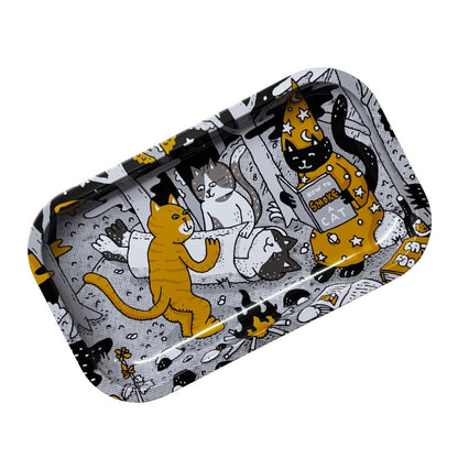 Buy Slimjim X Jacob 9 Lives Tray - How to Roll a Cat (Medium) rolling tray | Slimjim India