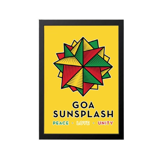 "Goa Sunsplash 2020 Yellow" Wall Decor