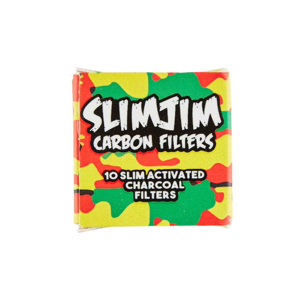 Buy Slimjim - Camo Carbon Filters (Pack of 10) | Slimjim Skins