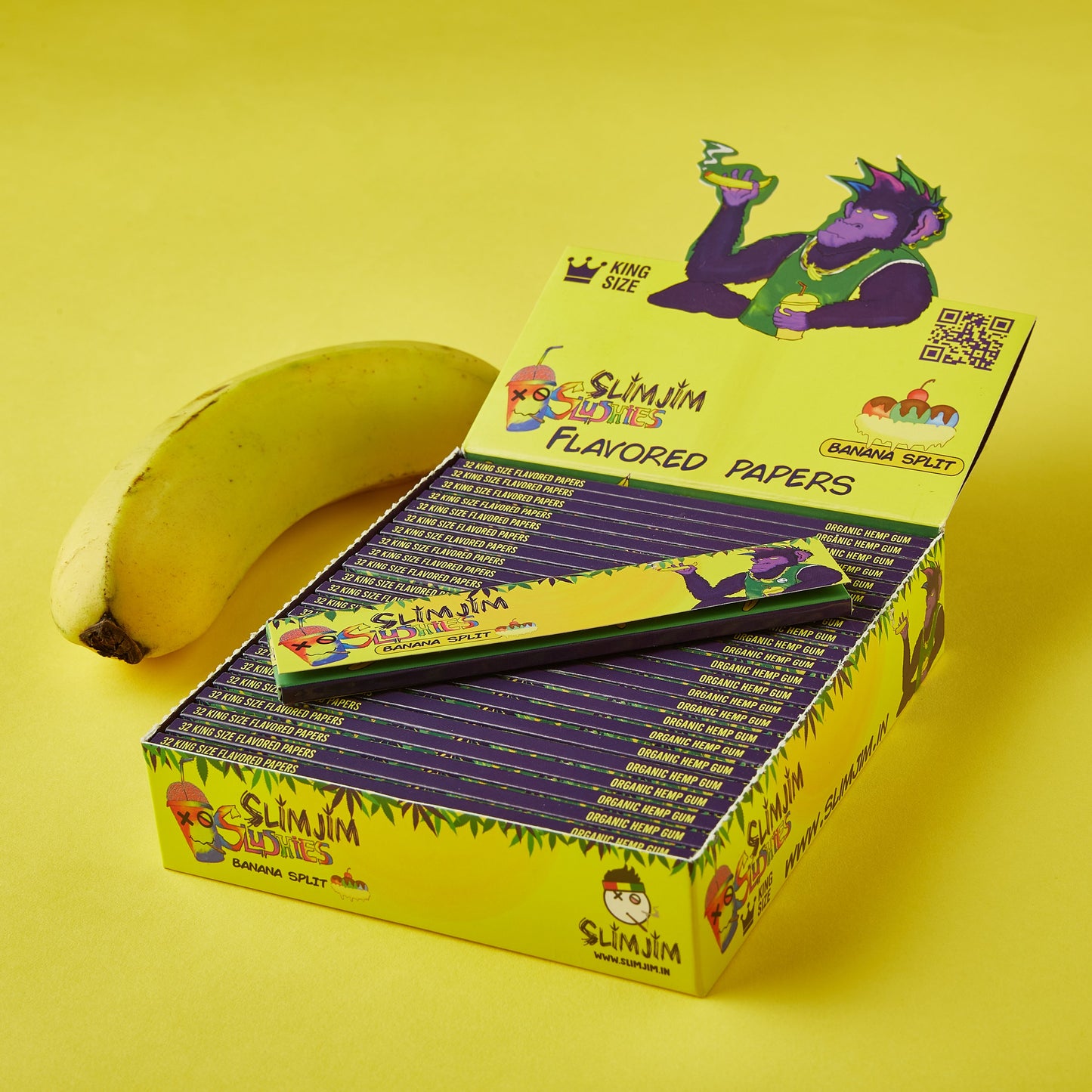 Slimjim Slushies- Banana Split (Box of 25)