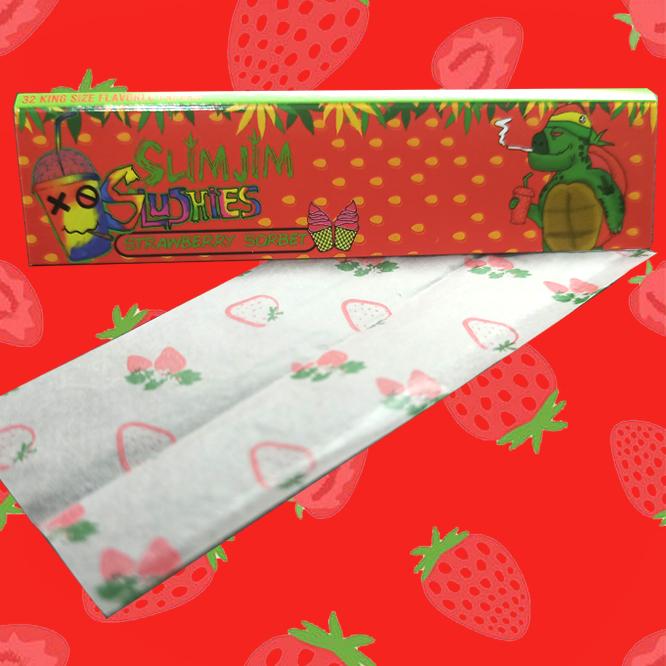 Slimjim Slushies- Strawberry Sorbet (Box of 25)