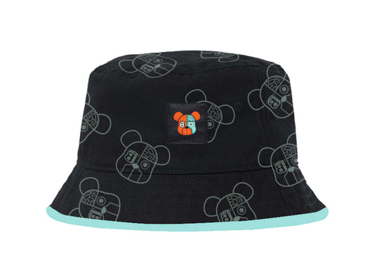 Azure bucket hat