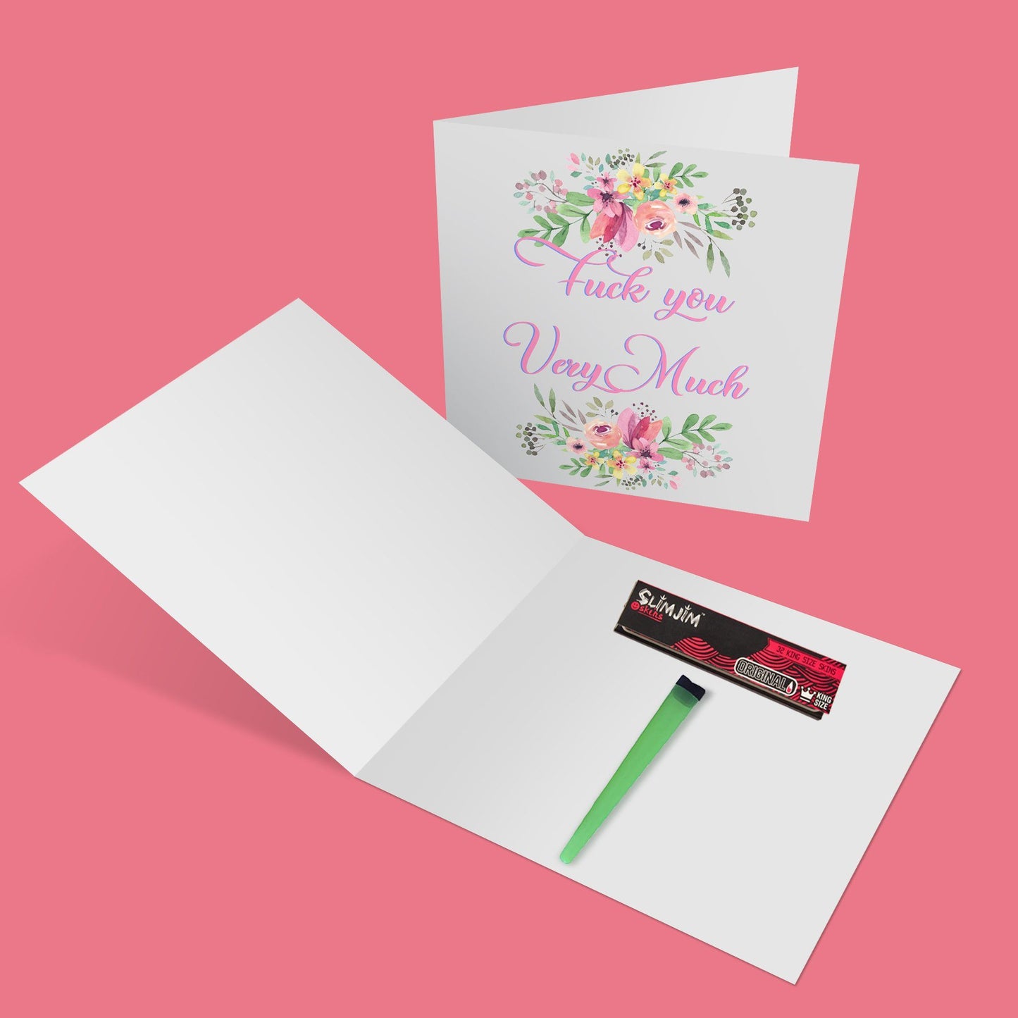 Hi Card - Fuck You Very Much Greeting Card Slimjim Skins