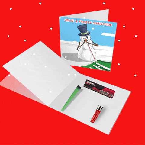 Hi Card - Have a Frosty Christmas Greeting Card Slimjim Skins