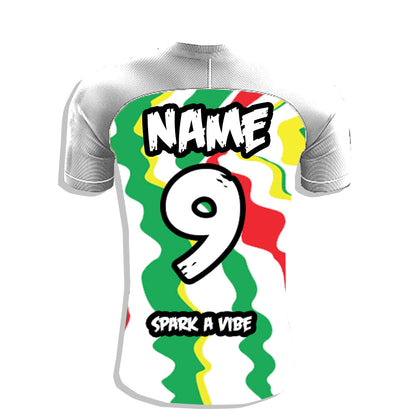 Spark A Vibe - Football Jersey (White)