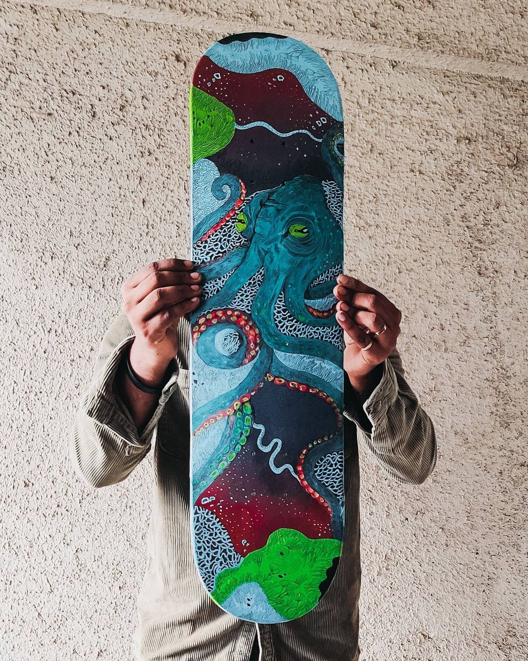 Octopi - Skate deck (Hand Painted) Decor Slimjim Skins