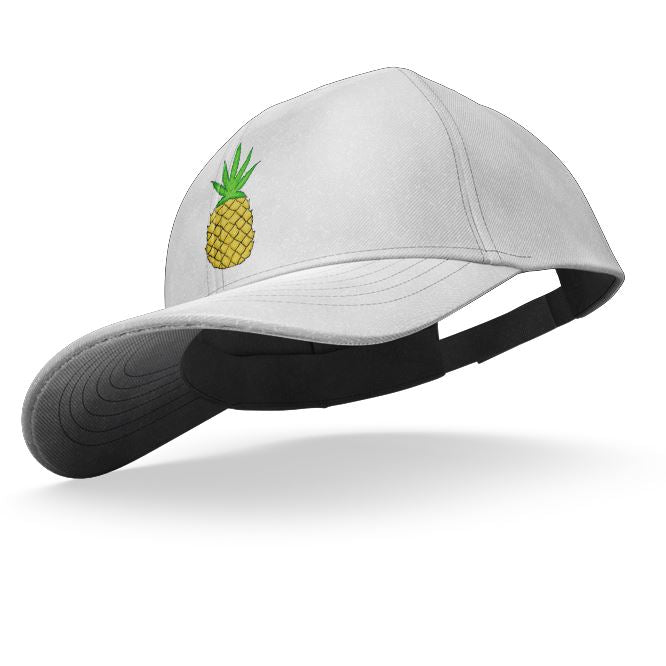 Pineapples - Poker Cap Caps Slimjim Base White Slimjim Skins