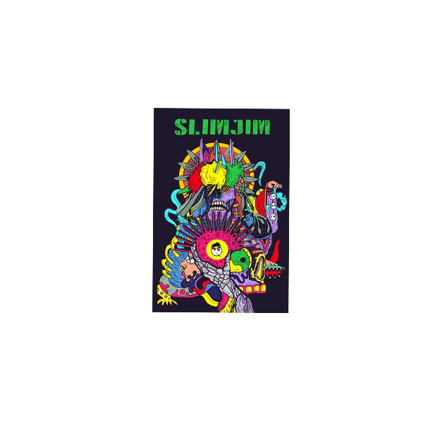 Buy Slimjim Sticker Pack - Skull Edition Stickers | Slimjim India